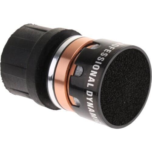 1pc Cardioid Dynamic Microphone Cartridge Mic Mike Replacement Accessory