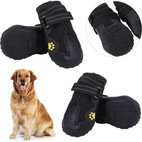 Cool Pet Dog Shoes Waterproof Snowfield Outdoor Sport Shoe for Dogs Medium Large Dog Puppy Boots for Dogs All Weather Dropship