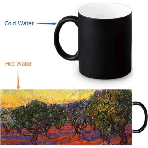 Van Gogh Painting Coffee Mugs Heat Sensitive Magic Mugs