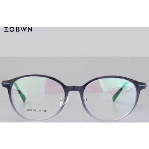 Mix wholesale round Glasses retro Myopia Optical Lens Eyeglasses Frame wire metal temples Eyewear Women Oculos de grau femininos