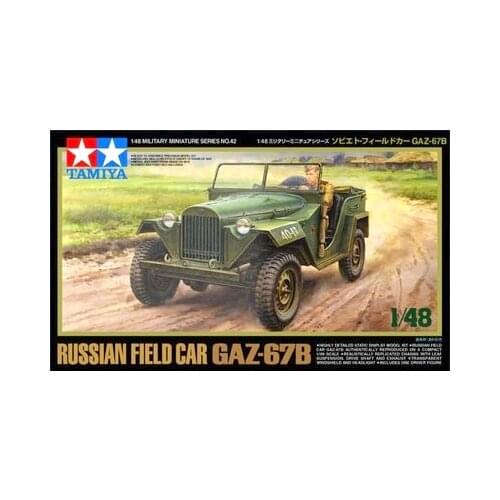 1/48 Soviet GAZ-67B Jeep Tamiya Assembly Model The Second World War Collection Plastic Building Painting Model Kits Toys