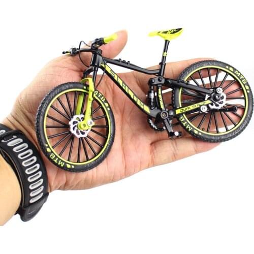 NEW Simulation Mini Bicycle Model 1:10 Alloy Bike Rideable Toy Decoration Children Christmas Funny Gift