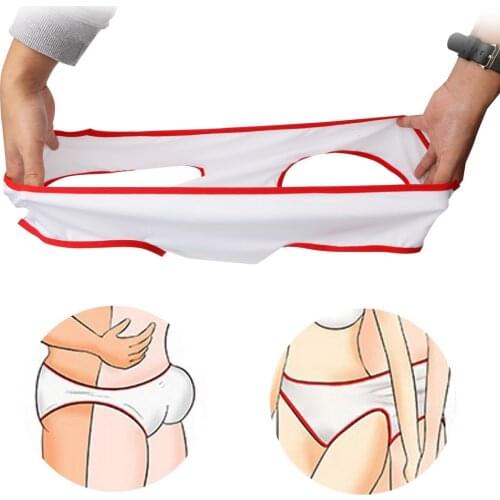 IKOKY Double Wear Underwear Sexy T Pants Lingerie Sex Toys for Women Men Couple Flirting Underwear Couples Wearing Panties