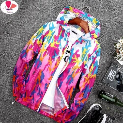 Jacket Women Windbreaker Camouflage Plus Size Womens Jacket Coat Female Thin Baseball Casual Outwear Veste Femme
