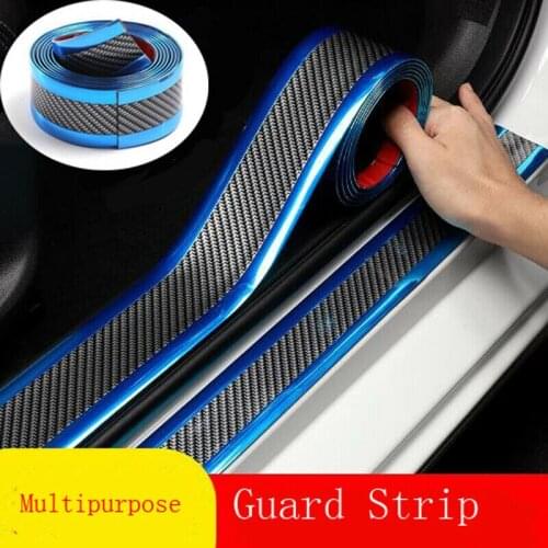 1 Meter Auto Rubber Moulding Strip for Car Door Pedal Trim Bumper DIY Door Sill Protector Edge Guard Car Sticker Car Styling