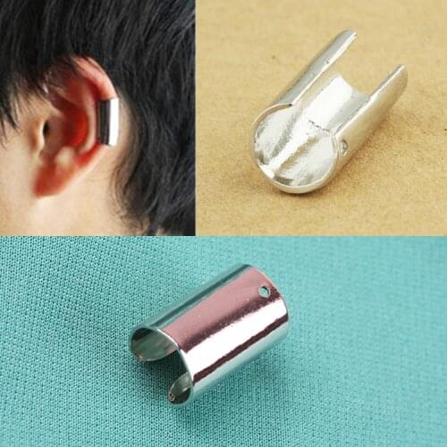 1PC Silver Color Men Women EAR Cuff Simple Style Ear Bone Clip Trendy Clip Earrings Fashion Jewelry 3 Color