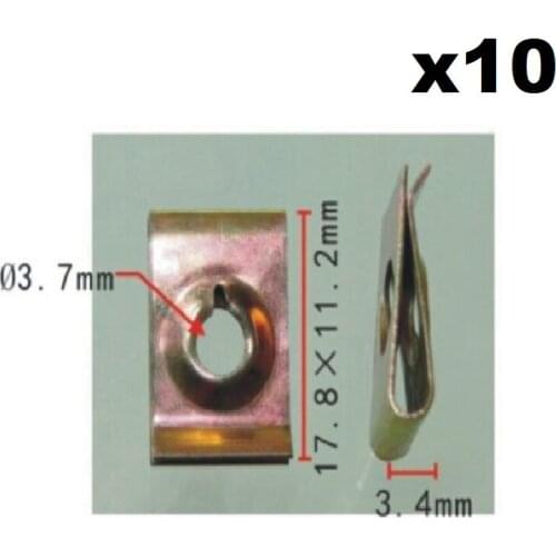 10 pieces For BMW OEM 96-02 Z3 Door-Speaker Grille Clip 07129925731