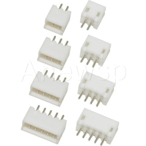 100PCS ZH1.5 1.5mm pitch connector straight pin socket 2P 3P 4P 5P 6P 7P 8P-12P Vertical Type Straight Pin Male Micro JST Socket