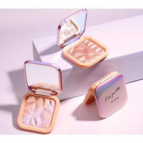3 Colors Diamond Glow Highlighting Powder Brightening Skin Bronzer Face Highlighter Waterproof Comsmetics Shiny Makeup