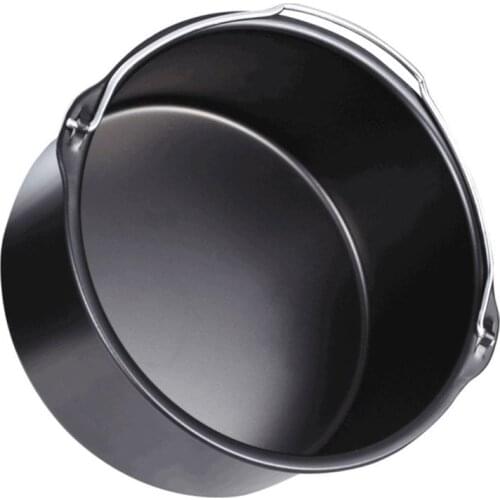 9pcs/set 6/7/8 Inches Air Fryer Accessories Pizza Tray Grill Toast Rack Insulation Pad 3.2QT-5.8QT Home Kitchen Parts