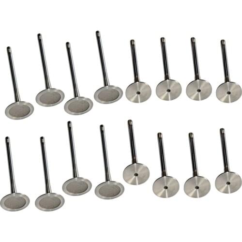 AP01 16pcs Engine Intake & Exhaust Valves for Audi A3 A4 A5 Q5 2.0T VW Golf Jetta Beetle Passat CC 2.0L 06D109611H 06D109601M