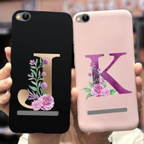 For Xiaomi Redmi 5A Case Redmi4A Soft Silicone Cute Letters Phone Cases For Xiaomi Redmi 4A 5A Redmi5A Back Cover Anti-Fall Capa
