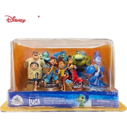 Disney Pixar Luca Deluxe Figurine Play Set Model Action Anime Figure Model Toys Gifts Collection Hobby Kids Boy Girls Birthday