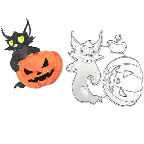 Halloween Pumpkin Thief Die Cut Templates Kit for Scrapbook DIY Tool Craft