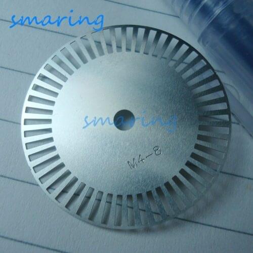 Customized M4-8 Gray Code Metal Code Plate Photoelectric Encoder Meter Wheel Outer Diameter 30MM 50-line Raster Code Disk