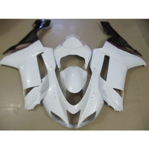 Motorcycle Fairing kit for KAWASAKI Ninja ZX6R 07 08 ZX6R 636 2007 2008 zx 6r 07 08 white purple ABS Fairings set +7 gifts TR56