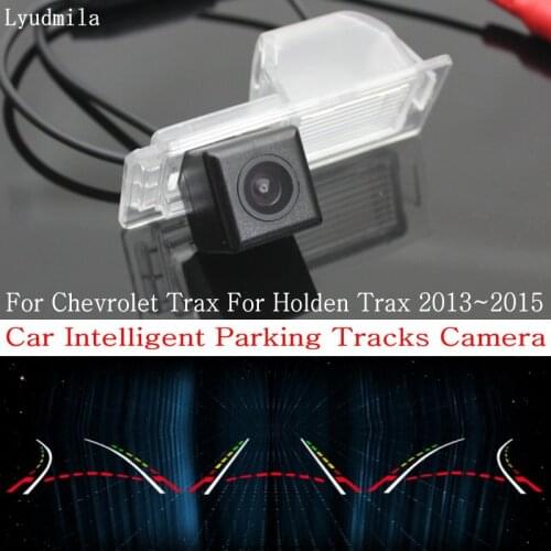 Lyudmila Car Intelligent Parking Tracks Camera FOR Chevrolet Trax For Holden Trax 2013~2015 HD Reverse Camera / Rear View Camera