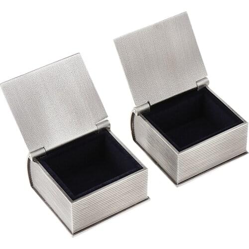 Metal Baby First Curl And First Tooth Box Container Cute Kids Keepsake Gift Vintage Silver Alloy Metal Box First Curl