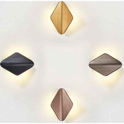 Nordic Ins Wall Lamp Modern Creative Bedside Wall lamp Bedroom Wall Light Corridor Aisle Wall Sconce Lighting