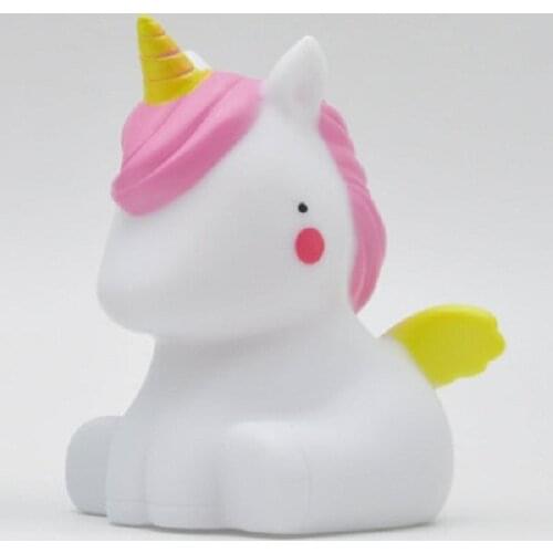 2020 new hot LED night light unicorn night light creative mood light cartoon eye mask unicorn party light and toys