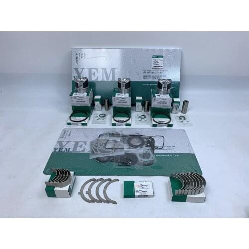New Aftermaket Engine Part D1301 Rebuild Kit With Cylinder Gasket Kit Piston Rings Bearings For Kubota