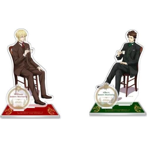 Anime Chair Series MORIARTY THE PATRIOT Acrylic Stand Figure Display Model Plate William James Sebastian Tabletop Decor Toy Cute