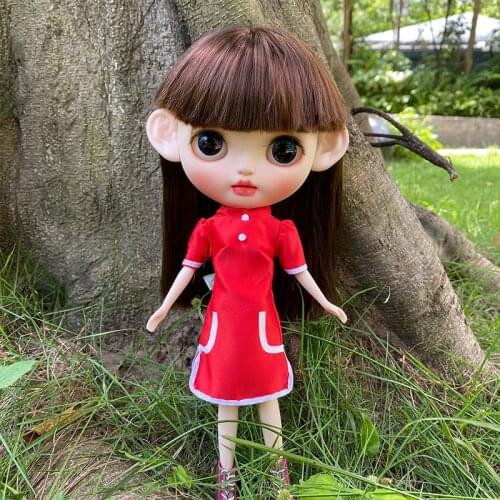 Blyth Doll Clothe Blyth Outfit Suit for 1/6 BJD Licca Body Suit Toy Girl Gift for Doll Customized