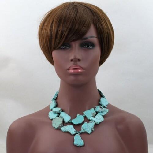 African Beaded Stone Pendant Necklace Fashion Engagement Party Jewelry for Women 2017 New Beads Free Shipping TN150