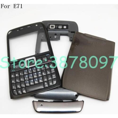 100% Original Full Complete Mobile Phone Housing Battery Cover For Nokia E71+ English Keypad+ Logo
