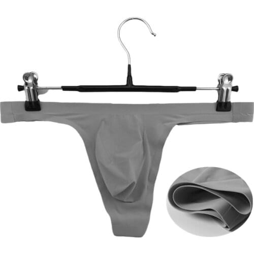 New Arrival Mens Thongs G Strings Gay Men Underwear Ultra-thin Ice Silk Bugle Pouch Underpants Sexy Lingerie Seamless G-strings