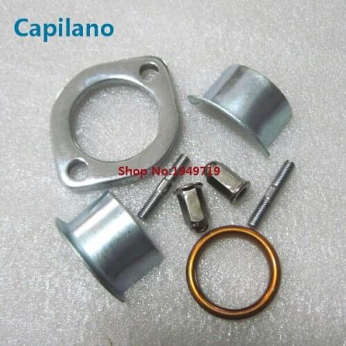 Motorcycle GN125 exhaust pipe seal lock with tiles bearing for Suzuki 125cc GN 125 ring collar supporting retention tabs snap