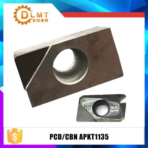 2PCS APKT1135 PCD Inserts APKT 1135 CBN Inserts CNC PCD Inserts Suitable For Lathe Tools For Turning