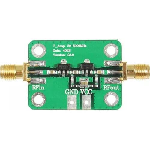 30-4000MHz 40dB Gain RF Broadband Amplifier Module for FM HF VHF/UHF 50 ubs High Frequency Gain Amplifier Board Module DC 5V