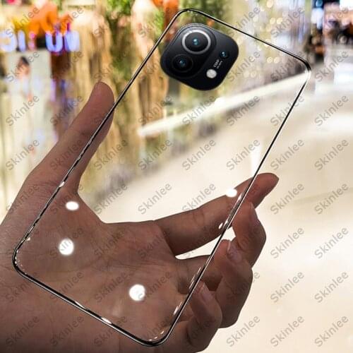 Skinlee 2 pcs Case For Xiaomi Mi 11 Lite Transparent Clear Water Soft Cover For Mi11 Pro 11i Ultra 5G Clear Shockproof Cases