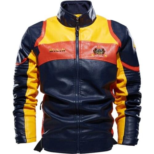 Men's Faux Leather Jackets Ironbee China