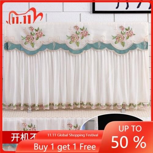 Chinese LCD TV Cover Dust Cover 2021 New 50-Inch 55-Inch 65 Hanging Cover Cloth Lace Cover Towel tv weatherproof