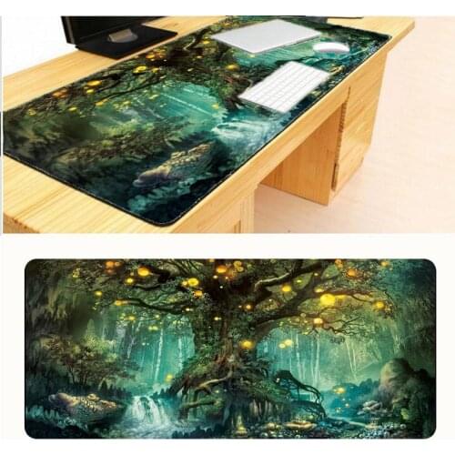 Mairuige Tree Locking Edge Mouse Pad 900x400x3mm Pad To Mouse Notbook Computer Mousepad Big Gaming Padmouse Gamer To Laptop