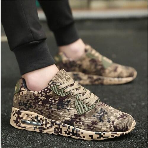 Fashion Unisex Camouflage Army Casual Shoes Large Size 46 Outdoor Men Shoes Camouflage Buffer Sneakers For Man Trainers Sapatos