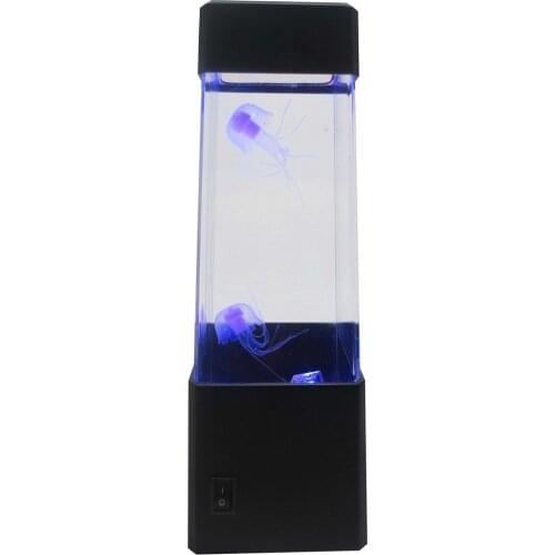 Jellyfish Water Ball Aquarium Tank LED Lights Lamp Relax Bedside Mood Light for Home Decoration Magic Lamp Gift Drop ship 2018