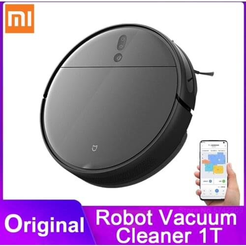 New XIAOMI MIJIA Robot vacuum cleaner 1T Sweeping Washing Mopping Vacuum Cleaner For Home 3000PA Cyclone Suction WIFI APP Smart