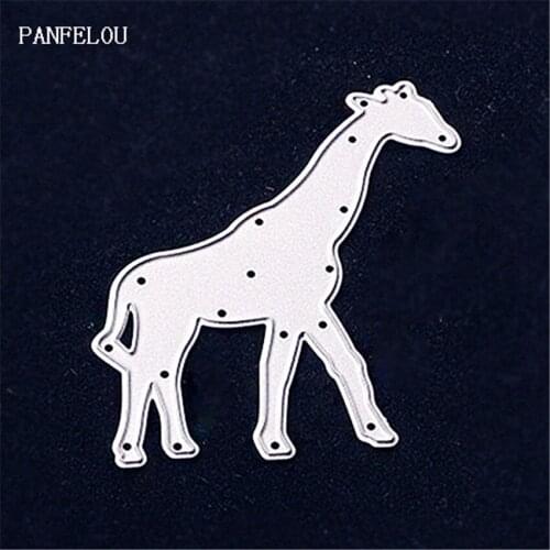 PANFELOU Easter The giraffe Scrapbooking card album paper die metal craft stencils punch cuts dies cutting