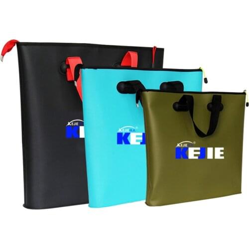 4 Sizes Portable Folding Fishing Bag EVA Foldable Bucket Outdoor Fishing Water Tank Fish Wear Bucket Fish Care Gear Bag