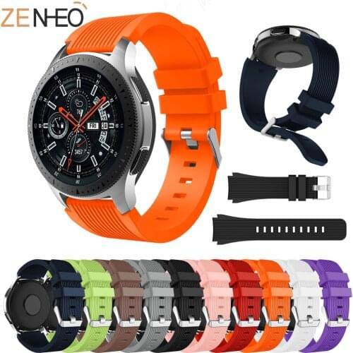 New Silicone Sport Watchband for Samsung Gear S3 Classic/ Frontier 22mm Strap for Samsung Galaxy Watch 46mm Band Replacement