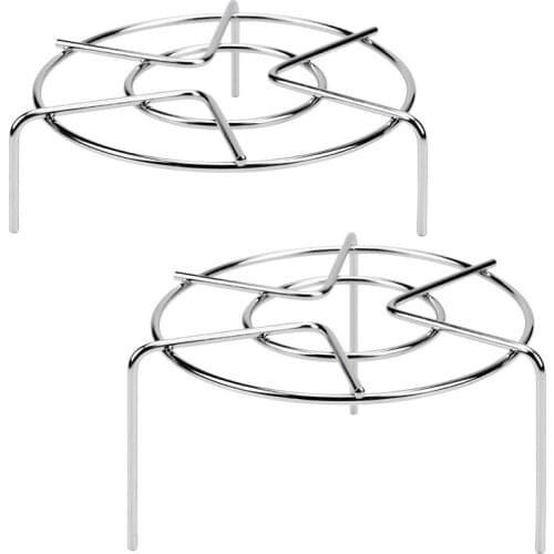 Tall Steam Rack Stand Heavy Duty Stainless Steel Multifunction Basket Pressure Cooker Rack