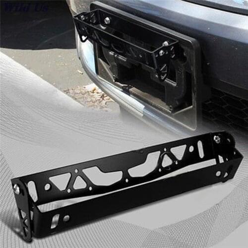 1Pc Multi Color Universal Aluminum Car JDM Styling License Plate Frame Power License Plate Frames Frame Tag Holder