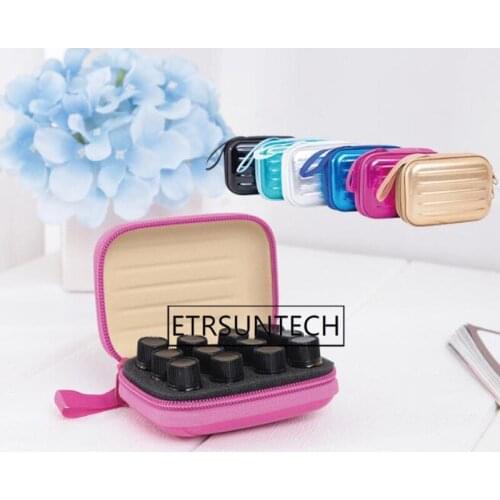 100pcs 12 Grids Essential Oil Case Storage Bag Holder For 1mL-3mL Essential Oil Bottle Organizer Case