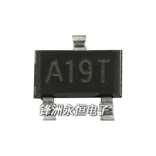 50PCS AO3401 P Channel MOS Tube Chip SOT-23 Patch A19T