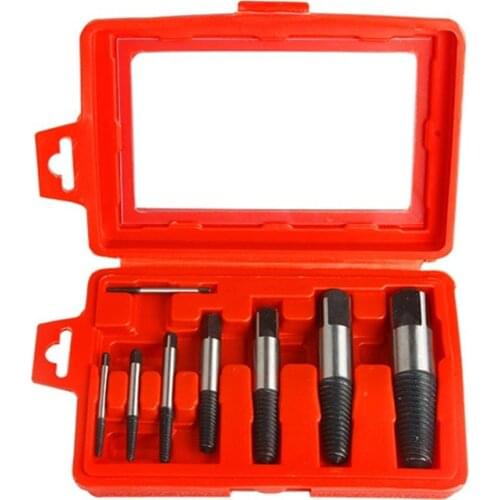 8pcs/set high quality screw bolt extractors Drill Bits for Damaged Screws Broken Pipe Remover Tool