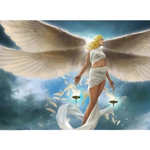 DIY Angels World Diamond Painting Cross Stitch Full Diamond Embroidery Home Decoration Gift JX760