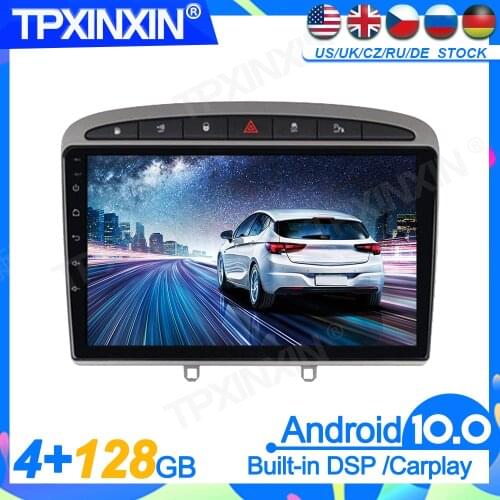 Android10 For PEUGEOT 308 308SW 408 2012-15 Head Unit Car Multimedia Player Auto Radio Tape Recorder GPS Navigation DSP IPS 2Din